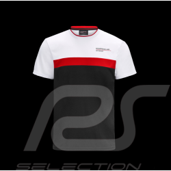 Porsche T-shirt Motorsport 4 Weiß / Schwarz / Rot - Herren