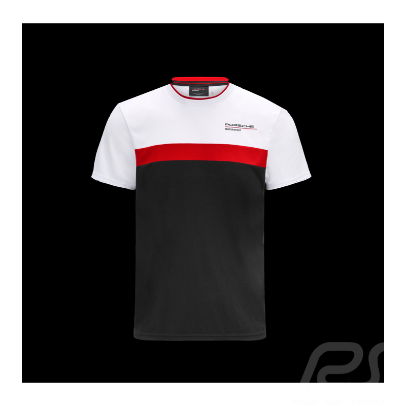 T-shirt Porsche Motorsport 4 Blanc / Noir / Rouge - homme