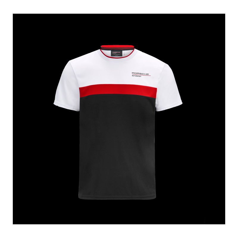 Tshirt Porsche Motorsport 4 Blanc / Noir / Rouge homme