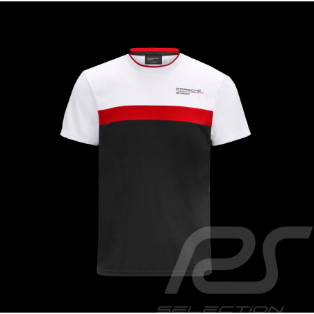 T-shirt Porsche Motorsport 4 Blanc / Noir / Rouge - homme