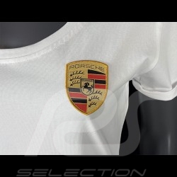 Porsche T-shirt Porsche Collection mit Wappen Weiß WAP726NPOR - Damen