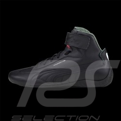 Chaussures de pilote pilot shoes piloten schuhe Puma Porsche Turbo Speedcat Cuir Noir / Vert Pastel - homme