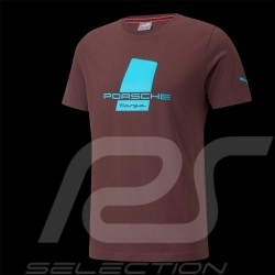 T-shirt Porsche Targa Puma Rouge Carmona red rot / Bleu sky blue blau Ciel - homme 531961-03