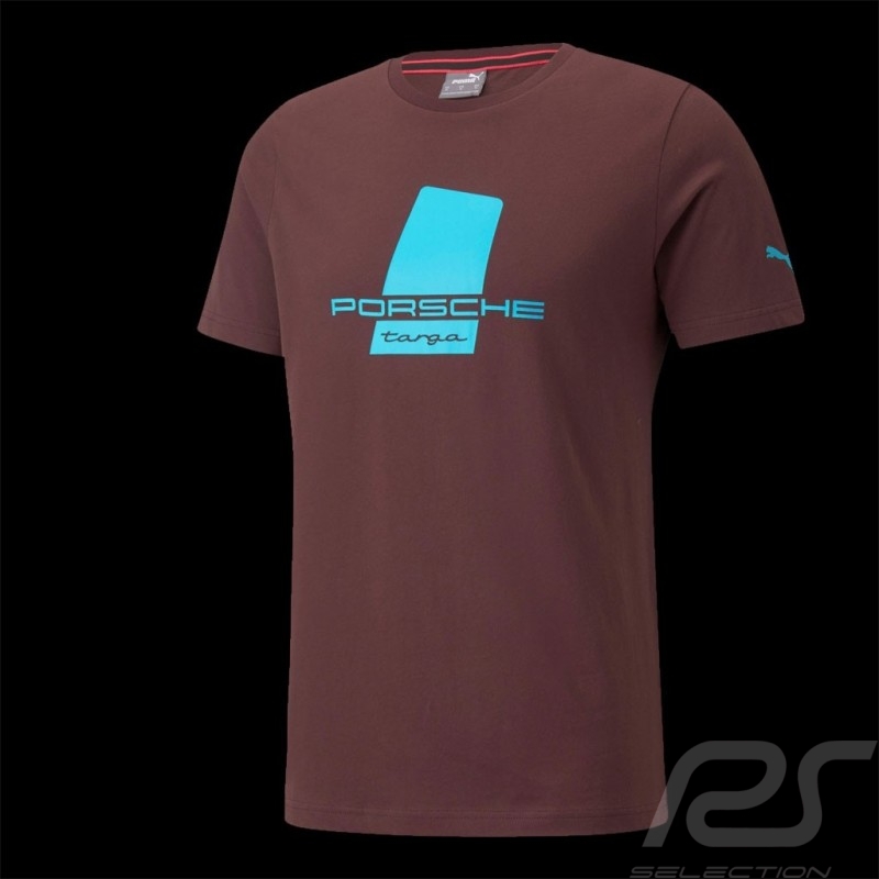 T-shirt Porsche Targa Puma Carmona Rot / Himmelblau - Herren 531961-03