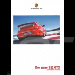 Porsche Broschüre 911 GT3 12/2008 auf Deutsch WSL0901123710