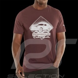 T-shirt Porsche 911 Targa Puma Carmona Red / White - men 531963-03