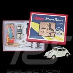 VW Coccinelle Beetle Käfer  n° 53 Choupette Herbie kit à monter Vintage Blanc White Weiß Micro Racer Schuco 450177800
