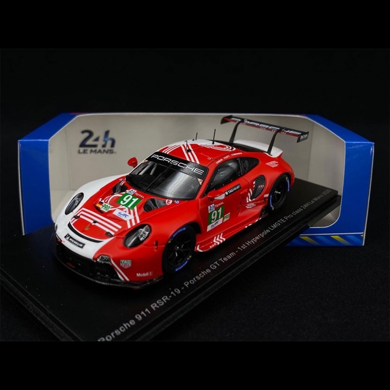 Porsche 911 RSR-19 N°91 Le Mans 2020 – Miniature Spark 1/43, Résine, Limitée