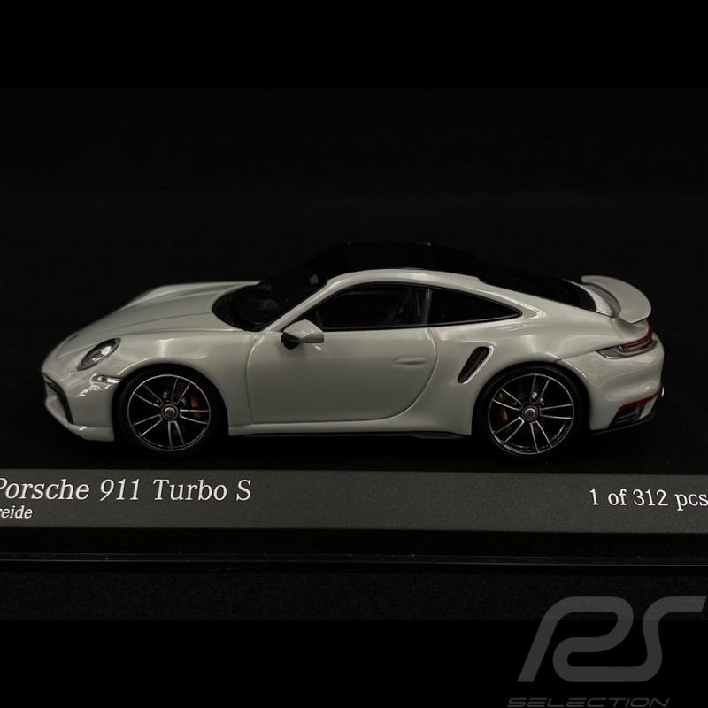 Porsche 911 type 992 Turbo S chalk grey 1/43 Minichamps 410069470