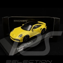 Porsche 911 type 992 Turbo S jaune racing 1/43 Minichamps 410069472