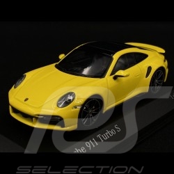 Porsche 911 type 992 Turbo S jaune racing 1/43 Minichamps 410069472