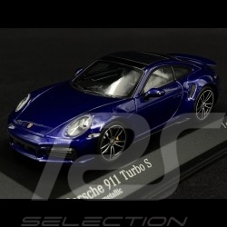 Porsche 911 type 992 Turbo S metallic blue 1/43 Minichamps 410069471