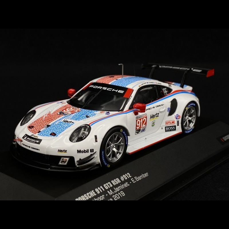 Porsche 911 GT3 RSR Type 991 N°912 24h Daytona 2019 1/43 IXO LE43051