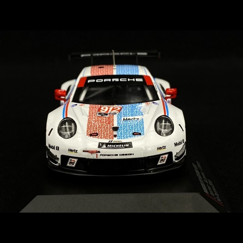 Porsche 911 GT3 RSR Type 991 N°912 24h Daytona 2019 1/43 IXO LE43051