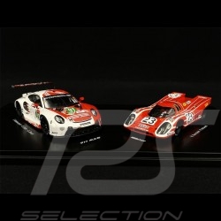 Coffret Porsche 917K & 911 RSR type 991 50 ans years jahre Le Mans 1970-2020 n° 23  & n° 91 1/43 Spark WAP0209040NSET