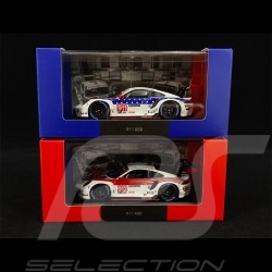 Duo Porsche 911 RSR Type 991 n° 911 & 912 12h Sebring 2020 1/43 Spark WAP0200100N0FW-WAP0200110N0FW