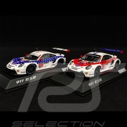 Duo Porsche 911 RSR Type 991 n° 911 & 912 12h Sebring 2020 1/43 Spark WAP0200100N0FW-WAP0200110N0FW