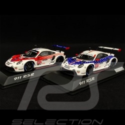 Duo Porsche 911 RSR Type 991 n° 911 & 912 12h Sebring 2020 1/43 Spark WAP0200100N0FW-WAP0200110N0FW