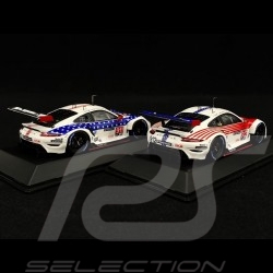 Duo Porsche 911 RSR Type 991 n° 911 & 912 12h Sebring 2020 1/43 Spark WAP0200100N0FW-WAP0200110N0FW