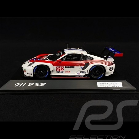Porsche 911 RSR type 991 n° 912 12h Sebring 2020 1/43 Spark WAP0200110N0FW