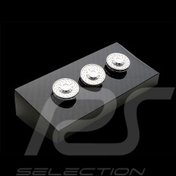 Jeu set de 3 boutons buttons knöpfe Disque de freins Porsche 911 GT3 Acier Autoart 45702