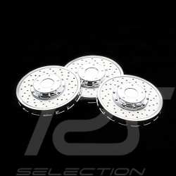 Jeu de 3 boutons Disque de freins Porsche 911 GT3 Acier Autoart 45702