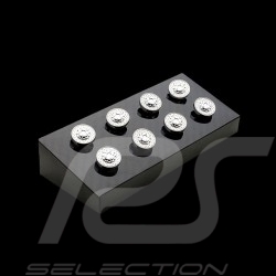 Jeu set de 8 boutons buttons knöpfe Disque de freins Porsche 911 GT3 Acier Autoart 45703