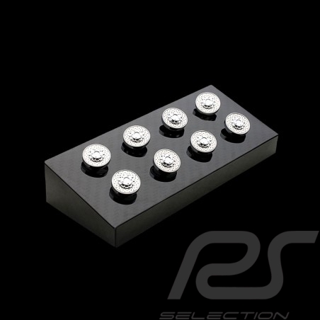 Jeu de 3 boutons Disque de freins Porsche 911 GT3 Acier Autoart 45702