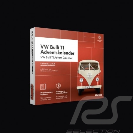 Calendrier de l'avent advent calendar Adventskalender Volkswagen VW Bulli T1 blanc / rouge 1963 1/43 67111