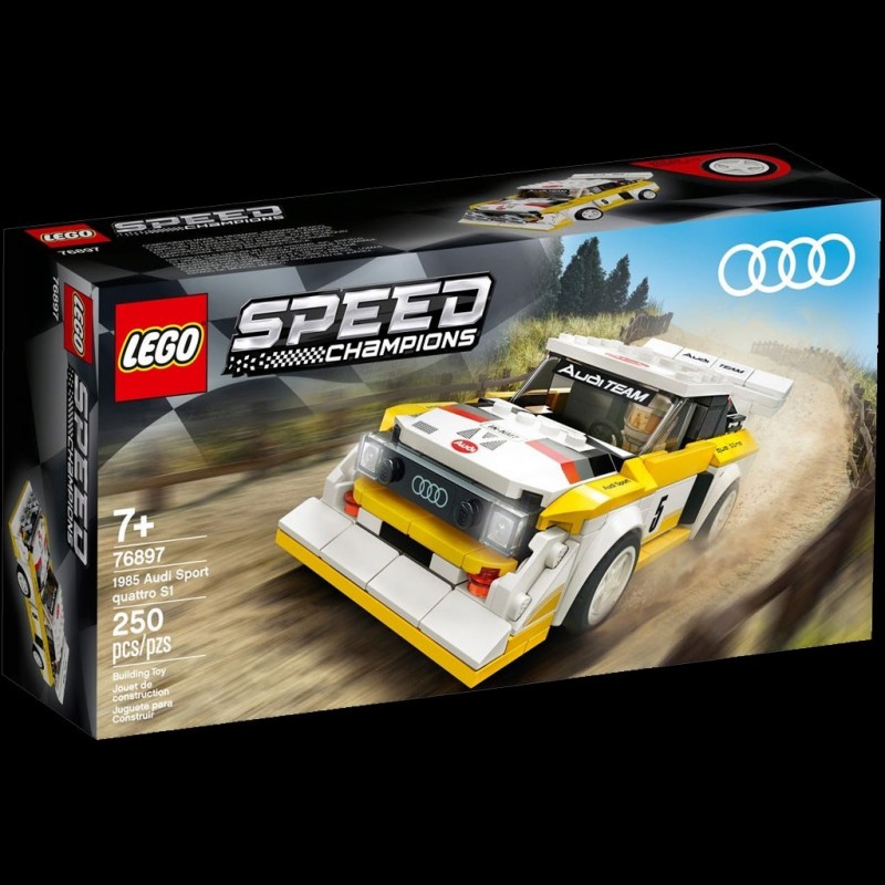 LEGO 76897 Speed Champions 1985 Audi Sport Quattro S1, Maquette