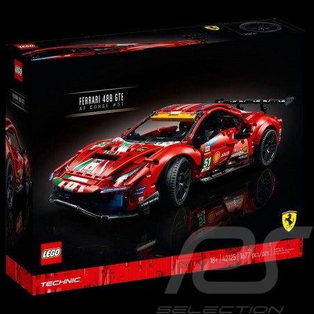 Ferrari 488 GTE AF Corse n° 51 Lego Technic 42125