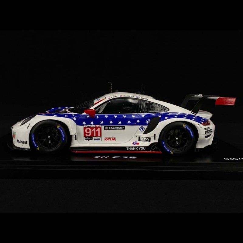 Porsche 911 RSR Spark 1/18 - Vainqueur GTLM 12h Sebring 2020