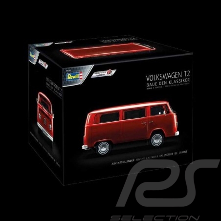 Calendrier de l'avent Advent calendar Adventskalender Volkswagen T2 Bus rouge 1/24 Revell 01034