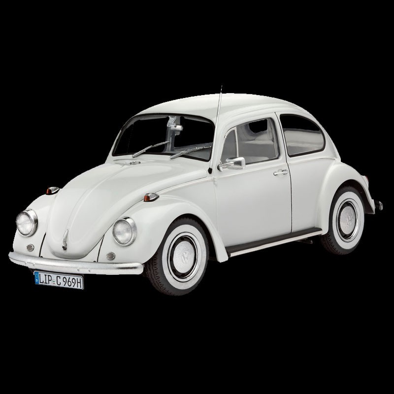 Revell Kit Volkswagen Beetle 1968 – Modello Auto 1:24 Da Montare, Colore Bianco, Lunghezza 171 Mm – RV67083