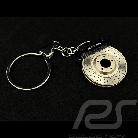 Porte-clés Porsche disque de frein racing rouge Autoart 40081