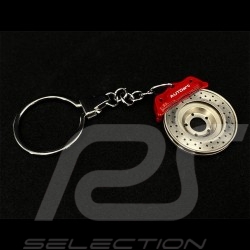 Porte-clés Porsche disque de frein racing rouge Autoart 40081