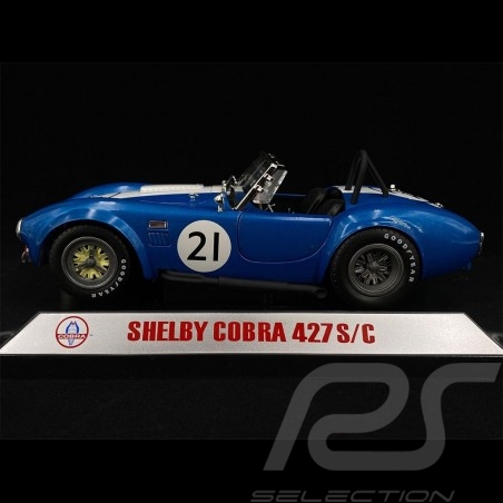 Shelby Cobra 427 Racing n° 21 1965 Blau Weiß 1/18 CMR CMR115