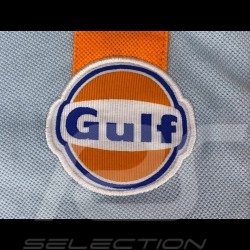 Polo Gulf Racing Pro Stripes bleu gulf - homme