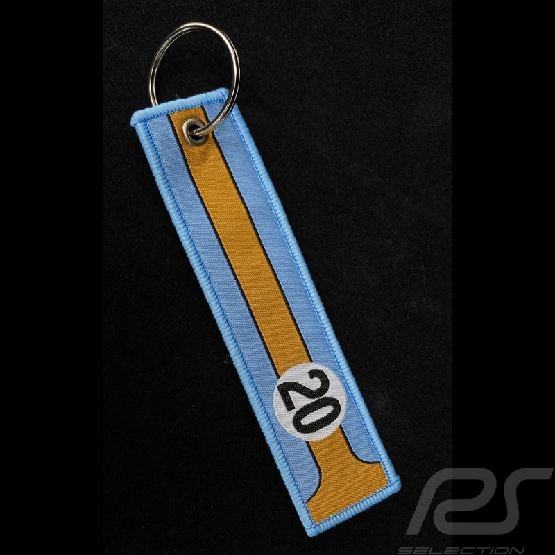 Stiff Schlüsselanhänger Selection RS n° 21 Racing 1970 Blau / Orange