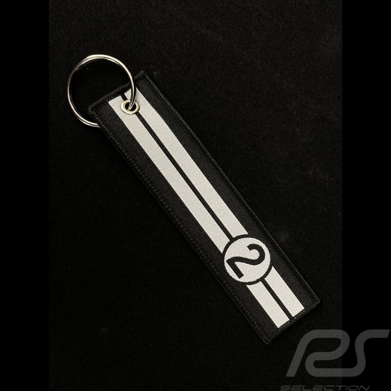 Keyring Selection RS n° 2 Racing 1966 Black / White Stripes