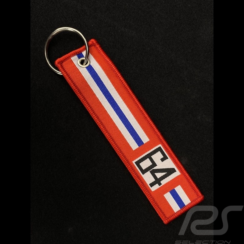 Keyring Selection RS n° 64 Racing 1977 Red / White Blue Stripes