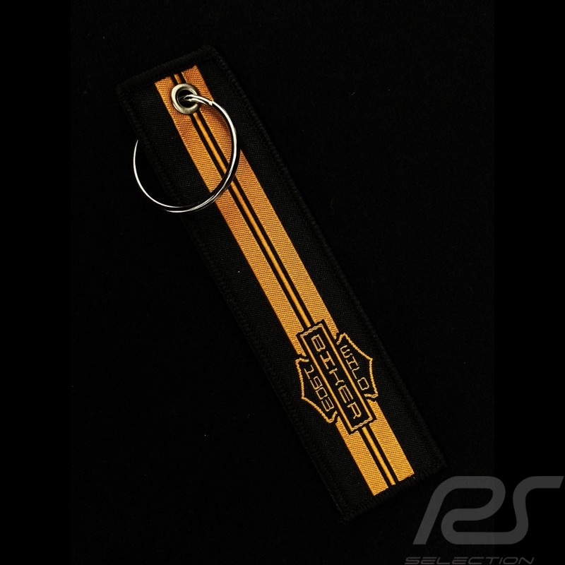 Stiff Schlüsselanhänger Selection RS Wild Biker 1903 Schwarz / Orange Streifen