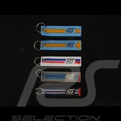 Lot de 5 Porte Clés en tissu Selection RS Voitures de course Années 70