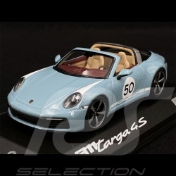 Porsche 911 / 992 Targa 4S n° 50 Meissen Blue Paradis Porsche Saint Tropez 2021 1/43 Minichamps WAP0209110NTRG