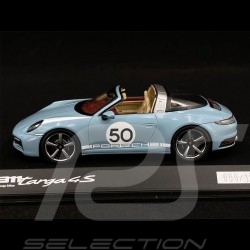 Porsche 911 / 992 Targa 4S n° 50 Bleu Meissen Heritage Edition 1/43 Minichamps WAP0209110NTRG