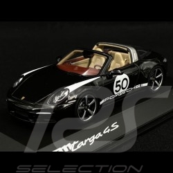 Porsche 911 / 992 Targa 4S n° 50 Noir Heritage Special Edition 1/43 Spark WAP0209170NC9X