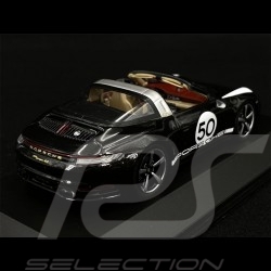 Porsche 911 / 992 Targa 4S n° 50 Black Heritage Special Edition 1/43 Spark WAP0209170NC9X