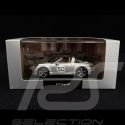 Porsche 911 / 992 Targa 4S n° 50 Gris argent GT Siver Silbergrau Heritage Special Edition 1/43 Spark WAP0209200NM7Z