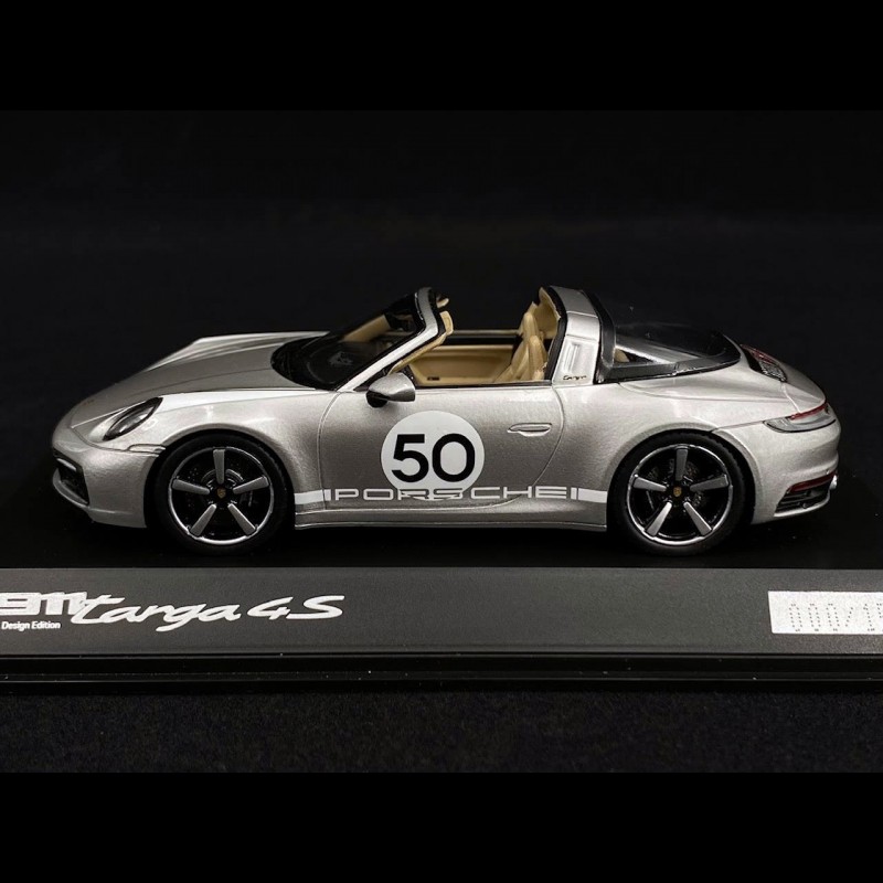 Porsche 911 Targa Heritage 4S Type 992 n° 50 GT Silver grey Special ...