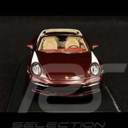 Porsche 911 / 992 Targa 4S n° 50 Rouge cerise Cheery red Kirschrot Heritage Special Edition 1/43 Spark WAP0209160NM3R